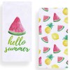 Secarond Hello Summer Watermelon Kitchen Towels Dish Towels, 18x28 Inch