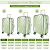 Pack of 3 Transparent Luggage Covers PVC Suitcase Protective Cover,