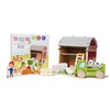 Kiddy Steps Wooden Barn Play Set - Take Along -