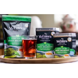 McEntee's Irish Breakfast Tea - 250g Refill Bag - Expertly Blended in Ireland. A Traditional Irish Blend of Ceylon and Assam tea's Delivering That Taste of Home.