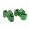 Pair Motorcycle Handlebar Clamp Riser 30mm Height CNC Aluminum Alloy