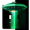 Off The Wall Plates - Alien UFO Glow in the