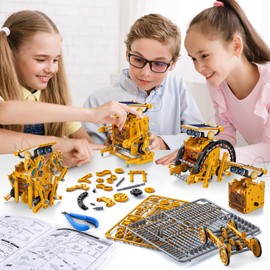 STEM 12-in-1 Education Solar Robot Toys for Boys Ages 8-13, DIY STEM Building Science Kit Birthday Gifts for Kids 8 9 10 11 12 13 14 Years Old, Solar Powered by The Sun