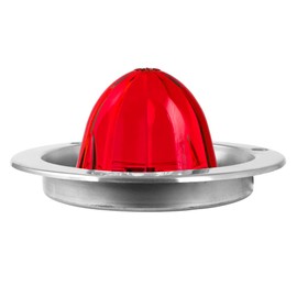 GG Grand General 81912 Red/Red Classic Watermelon 18 LED Light with Stainless Steel Flange Mount Bezel