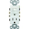 GE Wall Switch & Outlet Combo, Two-in-One Receptacle, 1 On/Off