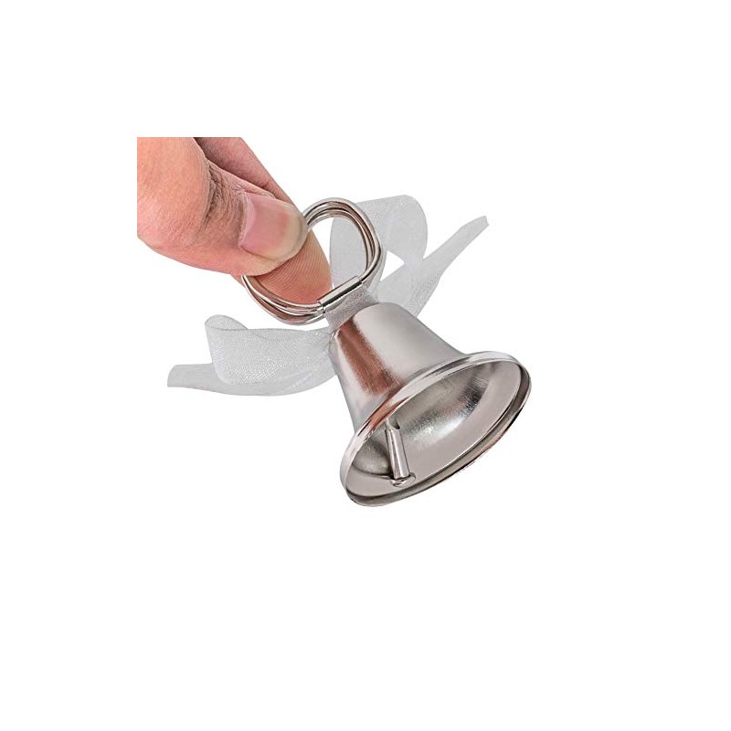 Silver Bell Place Tarjeteros para números de mesa, menú de