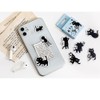 Alideco Flake Stickers, 92 Stickers, Collage Material, Retro, Cute, Black