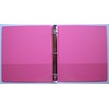 HOT PINK 3 RING 1" VIEW BINDER 8.5 X 11