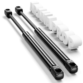 ARANA PROP 16 inch 28lb/124N Gas Struts, C16-33278 16" Gas Shocks C16-08941 Spring Lift-Support for Camper Shell Rear Window Leer Snugtop Topper Truck Cap Canopy Door Replacement Parts