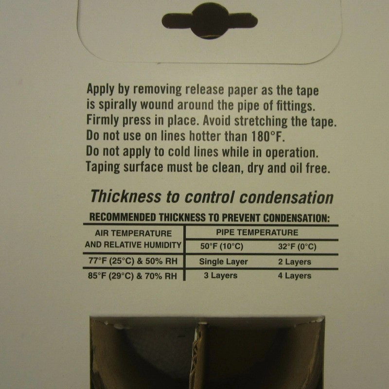 K-Flex USA 800-EL-018-HD Insulation Tape 1/8 Inch Thick x 2