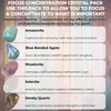 Focus Concentration Crystals - UK Designed 5 Stone Premium Selection