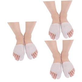 minkissy Pairs Separators for Women Men Big Splints Foot Care Tool White Gentle Compression Easy to
