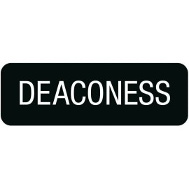 Sterling Gifts Deaconess Badges, Deaconess Name Tags, Deaconess Title Badges - Set of 2