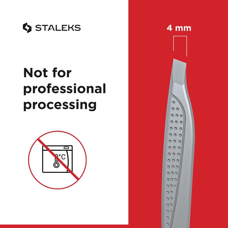 Staleks Eyebrow Tweezers Classic TC-15/3 (Wide Slant)
