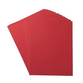 20 Sheets Colored Thick Paper Cardstock Blank for DIY Crafts Cards Making, Invitations, Scrapbook Supplies (Red, 8.5 x 11 inches)