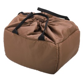 PATIKIL Camera Insert Bag, 11" x 7" x 5" High-Capacity Shockproof Waterproof Camera Bag Inner Case Partition Camera Padded Organizer Compatible for Nikon DSLR SLR Camera, Brown