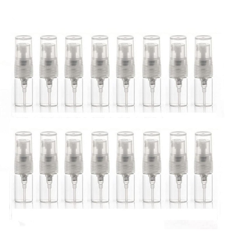 Elfenstall- 30pcs Mini Clear 2ml 5/8Dram Atomizer Vial Glass bottle