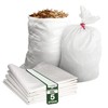 ToolSpace Fabric Bags Construction Rubble Bags 5 x Grain Bags