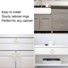 WEAVERBIRD Gold Cabinet Knobs, Kitchen Hardware Drawer Pulls Rings 1.57"