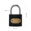 SEUNMUK 8 Pack 38mm Padlocks, Heavy Duty Copper Core Pad