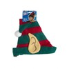 Elf Hat Green With Red Stripes