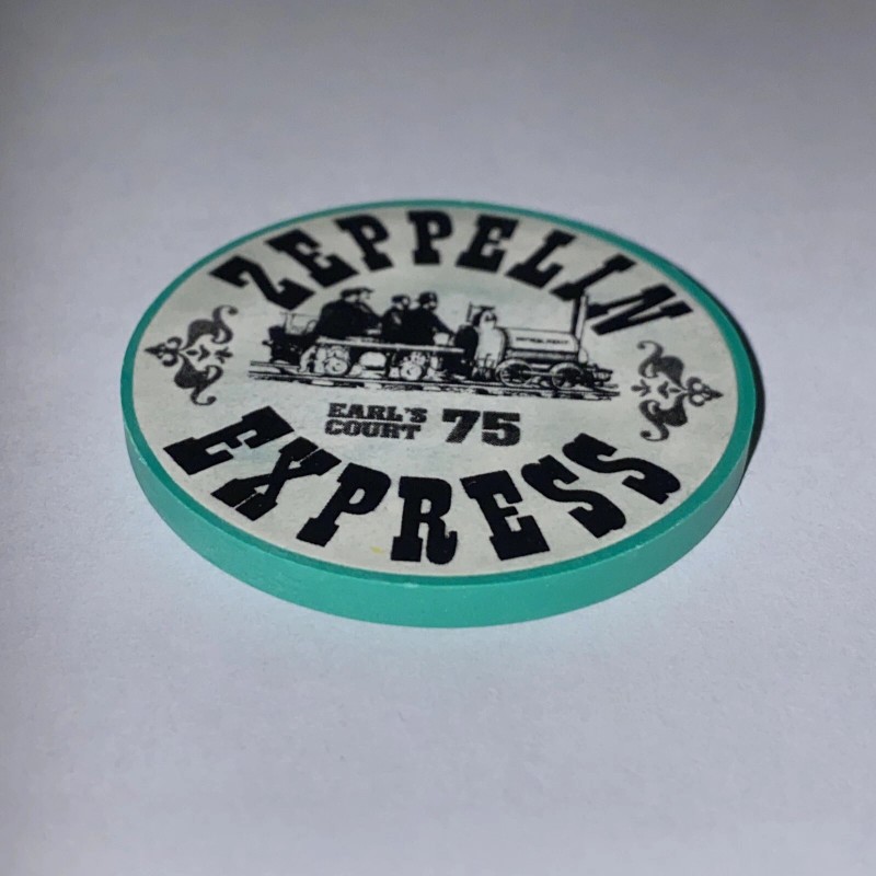 LED ZEPPELIN Express SOUVENIR COLLECTIBLE POKER CHIP GOLF BALL MARKER