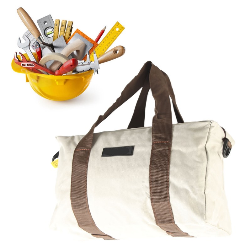 Wide Mouth Tool Bag Waterproof High Bearing Capacity Hardware Storage