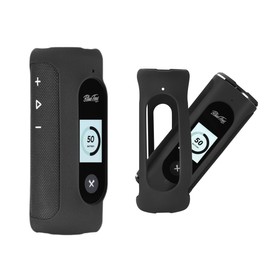 Silicone Case Cover Suitable for Blue Tees Golf Player+ GPS Speaker Case, Portable Wireless GPS Speaker, Subwoofer Resistant Drop Crash Mountaineering Hiking Travel for Blue Tees Golf Speaker (Black)