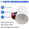 Plastic Motorized Damper PVC Check Valve Air Duct Volume Controller