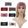 IWOWHERO Woolen Yarn Headband for Women and Girls Simple Flower
