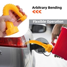 DONWELL 3 Sets Gas Can Nozzle Kit - Replacement Spout & Vent for Old Plastic Gas Cans US