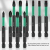 10Pcs Magnetic Screwdriver Bit Set Cross Star Non Slip High
