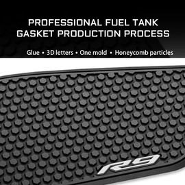 Fit For YAMAHA YZFR9 R9 YZF-R9 2025 2026 Motorcycle PVC Non-Slip rubber side fuel tank pad YZF R9 Tank Pads Protector Stickers Decal Gas Knee Grip Traction Pad Side StickeR