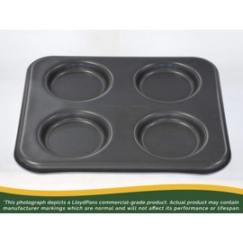 Lloyd Pans Kitchenware 4-Cavity Round Egg Pan 9.5 Inch by 11 Inch - DK