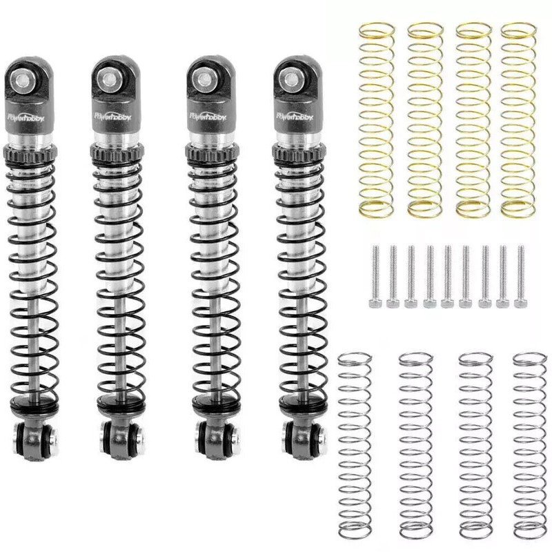 For Arrma Powerhobby Aluminum 54mm Long Travel Shocks 1/24 Axial