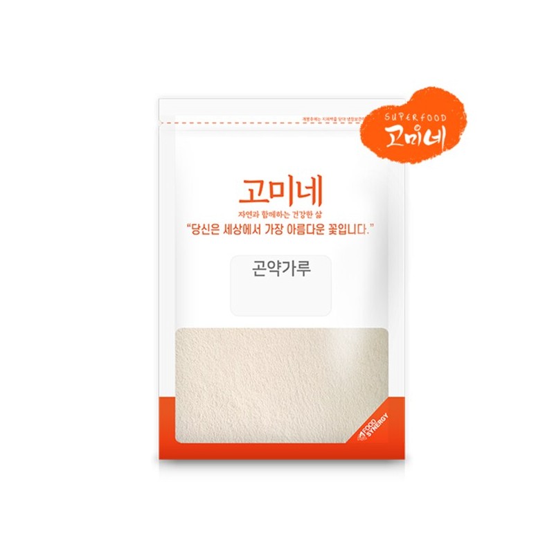 곤약가루 300g 구약분말 Konjac Powder 300g Herbal Powder