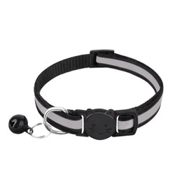 ZUFECY Breakaway Cat Collar with Bell​​ - Reflective Safety Collar Adjusts 7.5-12.6 inches, for Kittens & Adult Cats