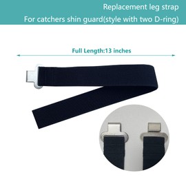 Shin Guard Replacement Straps,Baseball Catchers Gear Straps,Leg Guard Straps for Shin Guard Replacement (6)