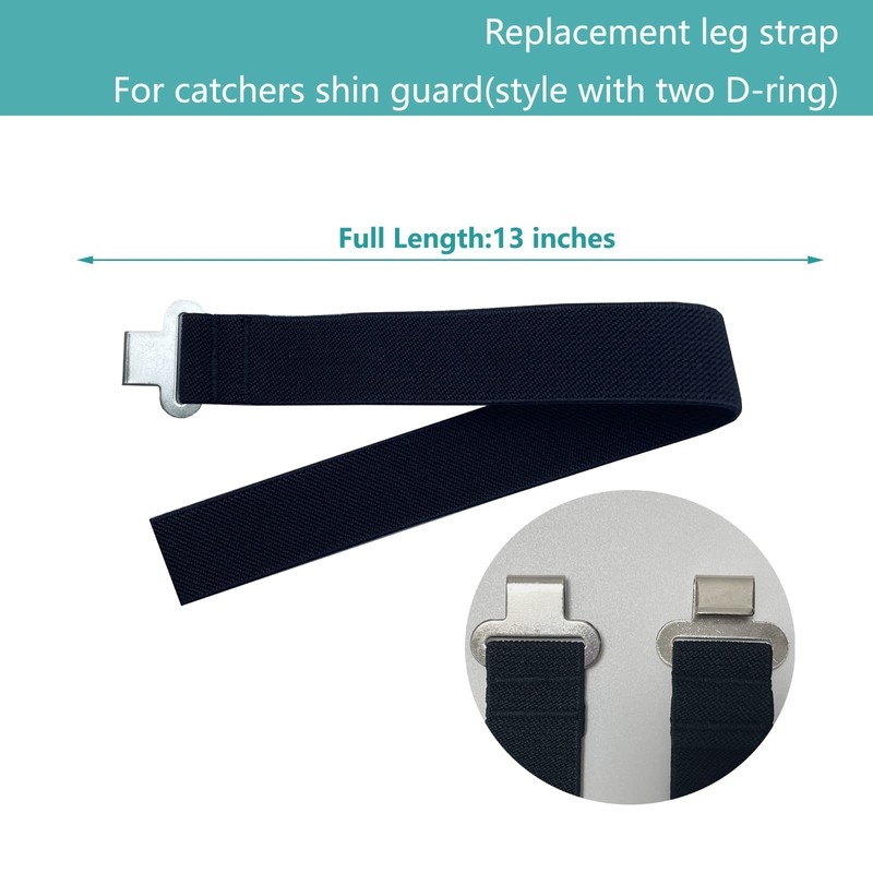 Shin Guard Replacement Straps,Baseball Catchers Gear Straps,Leg Guard Straps for