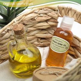 Dr.Adorable 4 OZ PREMIUM WHEAT GERM OIL  PURE ORGANIC FRESH NATURAL UNREFINED COLD PRESSED