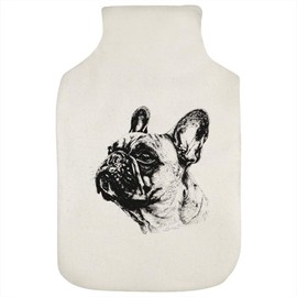 'French Bulldog Portrait' Hot Water Bottle Cover (HW00033932)