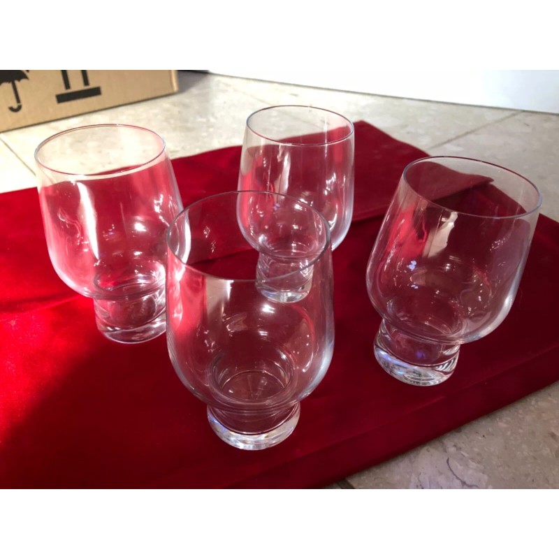 QTY 4 NEW ALESSI FOR DELTA AIRLINES 044207725 Wine SHORT