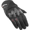 Bogotto Xatran Perforated Motorcycle Gloves, Black, S