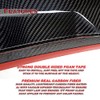 HYPERSPEED Real Carbon Fiber Trunk Spoiler Wing Lip kit Rear