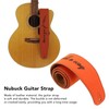 Guitar Strap Nubuck Adjustable Leather Strap for Bass Electric and