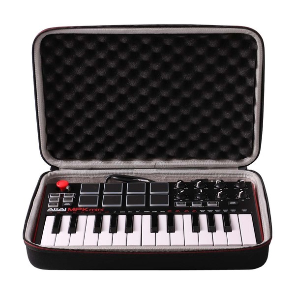 LTGEM Travel Hard Carrying Case for Akai Professional MPK Mini