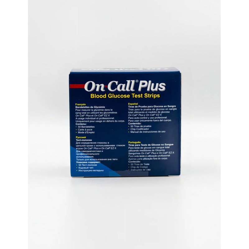 Tirillas Para Glucometria On Call Plus