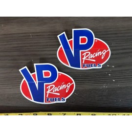 VP Racing 3" Lot of 2 VP Racing Fuels Decals Stickers Nascar NHRA PDRA Street Outlaws