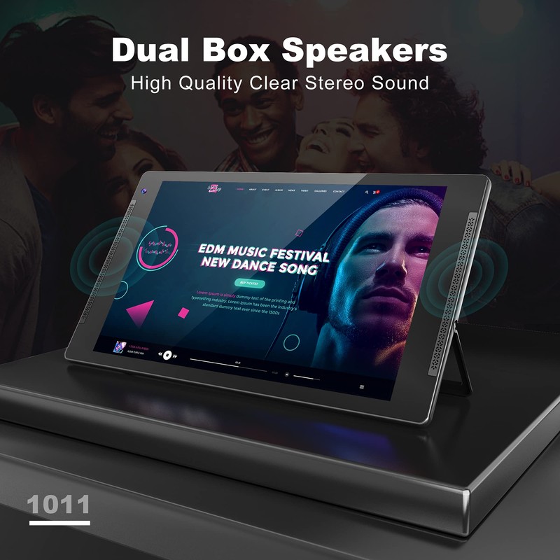 TJD Android 12 Tablet 10.1 Inch Tablets with Stand, 8GB