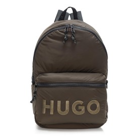 HUGO Rikky Tonal Logo Nylon Backpack, juniper, PCE.